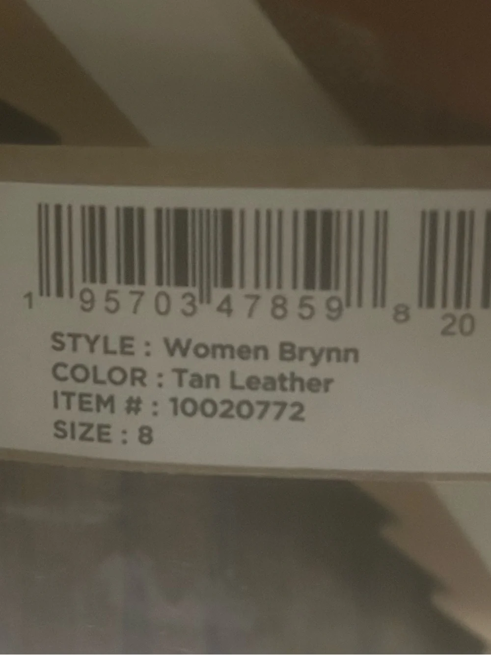 TOMS wedge Brynn sandals with tan leather upper and platform midsole size 8.